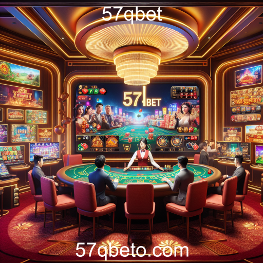 Explore a Emoção do Cassino Ao Vivo no 57qbet